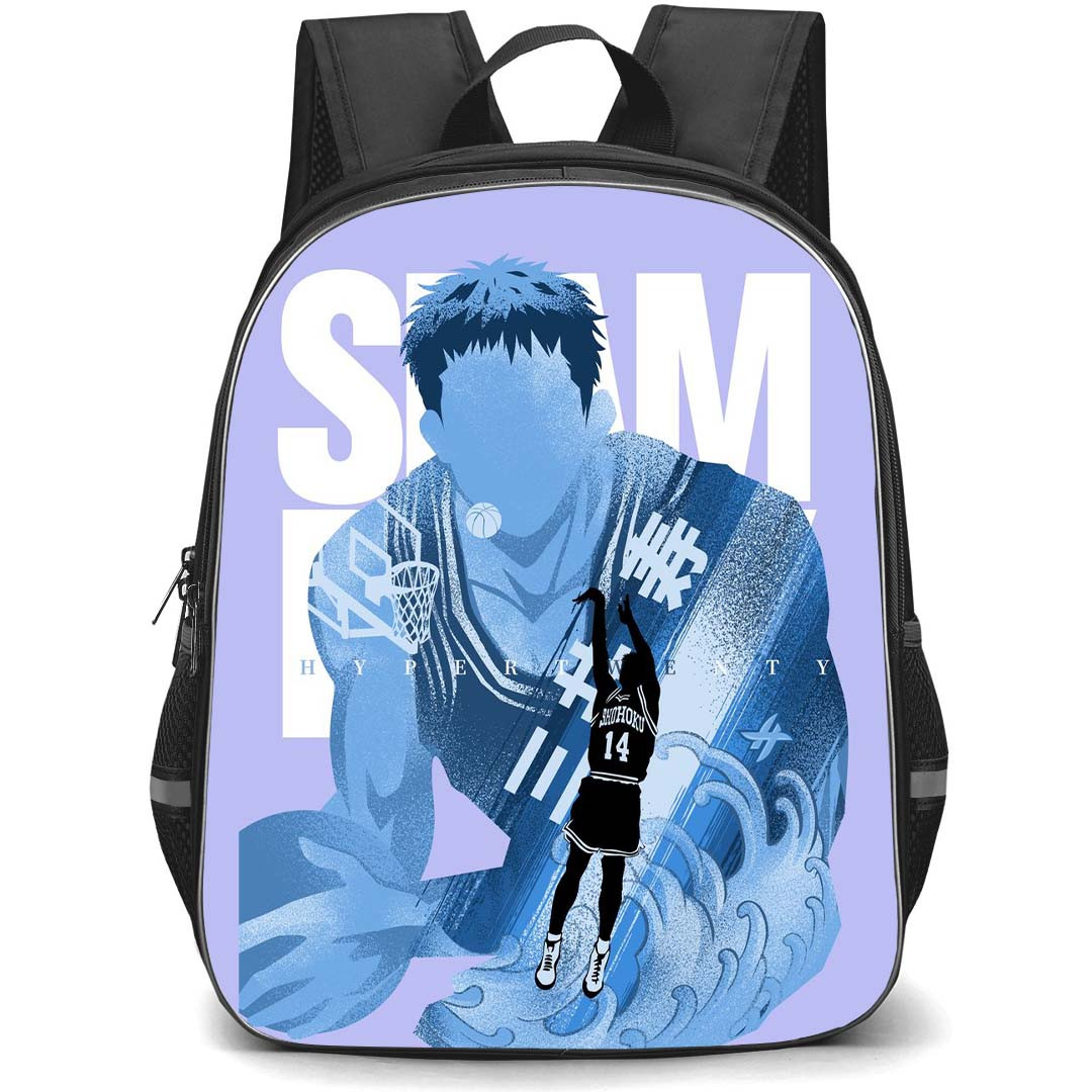 Slam Dunk Hisashi Mitsui Backpack StudentPack - Slam Dunk Hisashi Mitsui Minimalist Art Poster