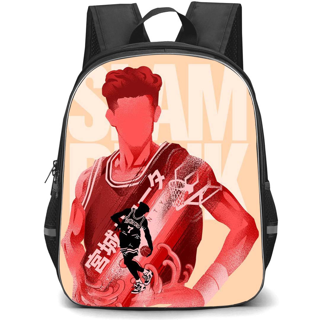 Slam Dunk Miyagi Ryota Backpack StudentPack - Slam Dunk Miyagi Ryota Minimalist Art Poster