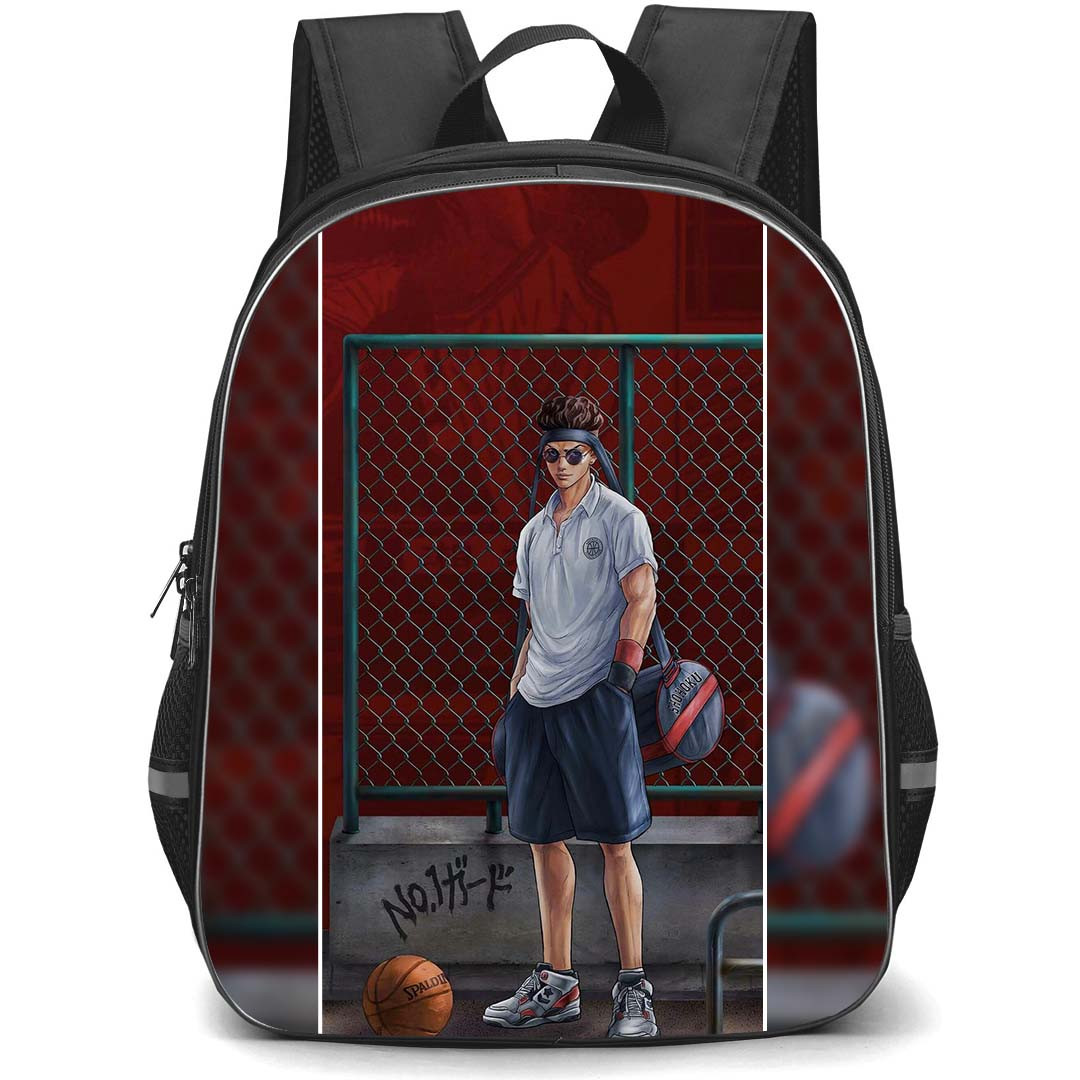 Slam Dunk Miyagi Ryota Backpack StudentPack - Slam Dunk Miyagi Ryota Standing Illustration Art