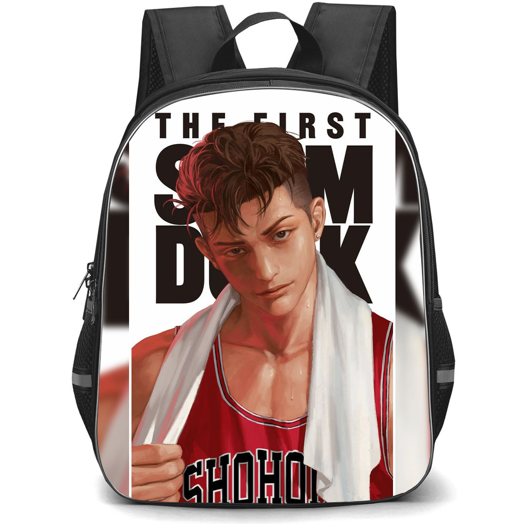 Slam Dunk Miyagi Ryota Backpack StudentPack - Slam Dunk Miyagi Ryota Towel On Shoulder Poster