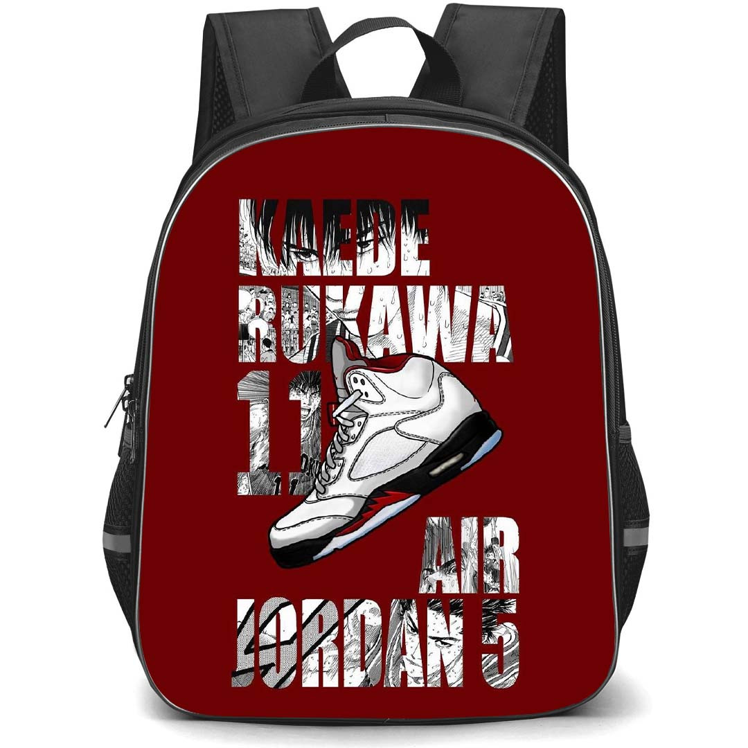 Slam Dunk Rukawa Kaede Backpack StudentPack - Slam Dunk Rukawa Kaede 11 Air Jordan 5 Poster