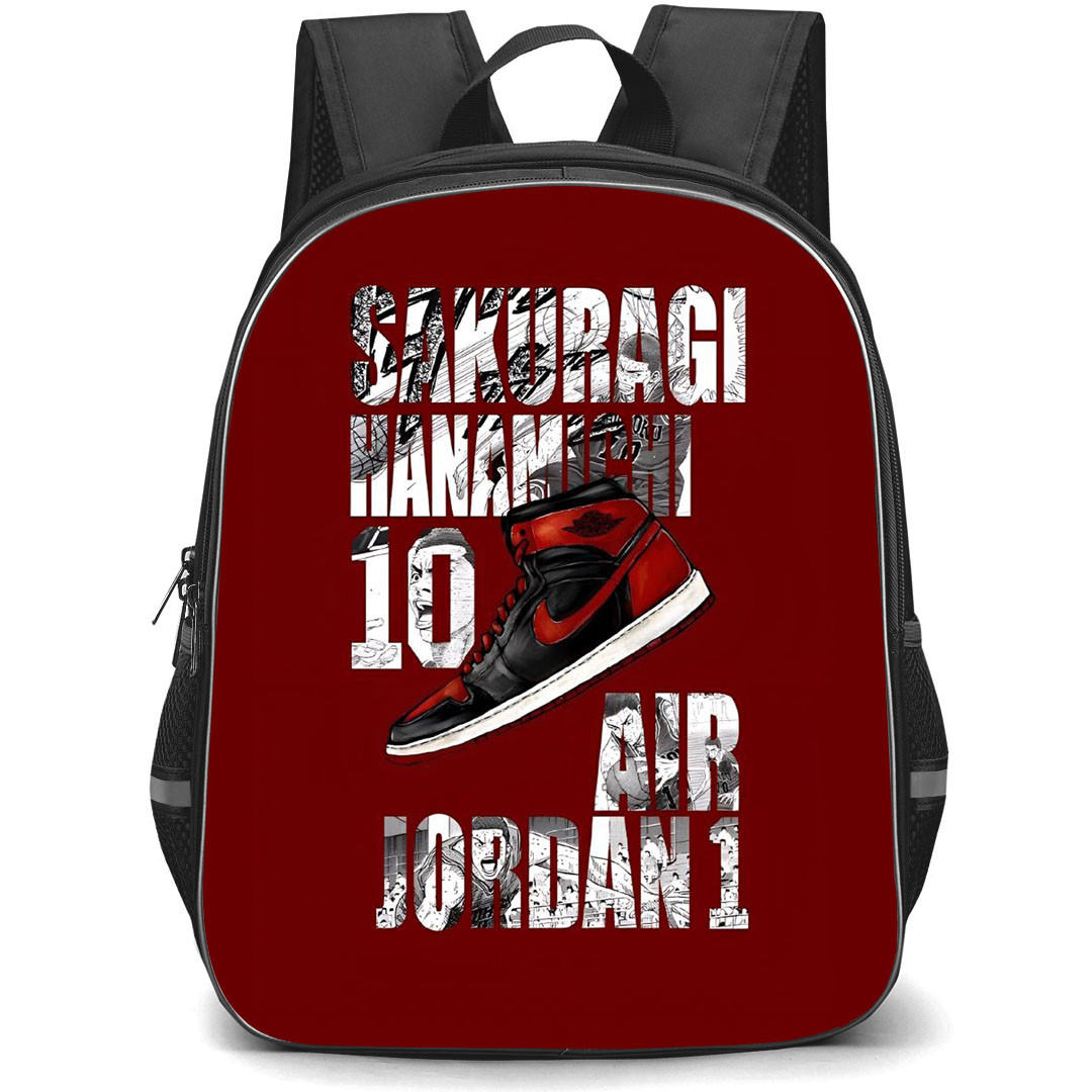 Slam Dunk Sakuragi Hanamichi Backpack StudentPack - Slam Dunk Sakuragi Hanamichi 10 Air Jordan 1 Poster