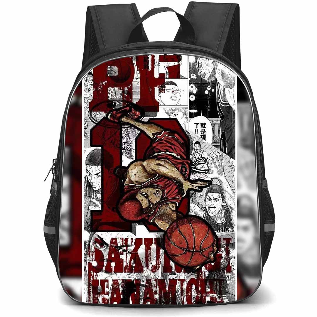 Slam Dunk Sakuragi Hanamichi Backpack StudentPack - Slam Dunk Sakuragi Hanamichi BasketBall Champion Player