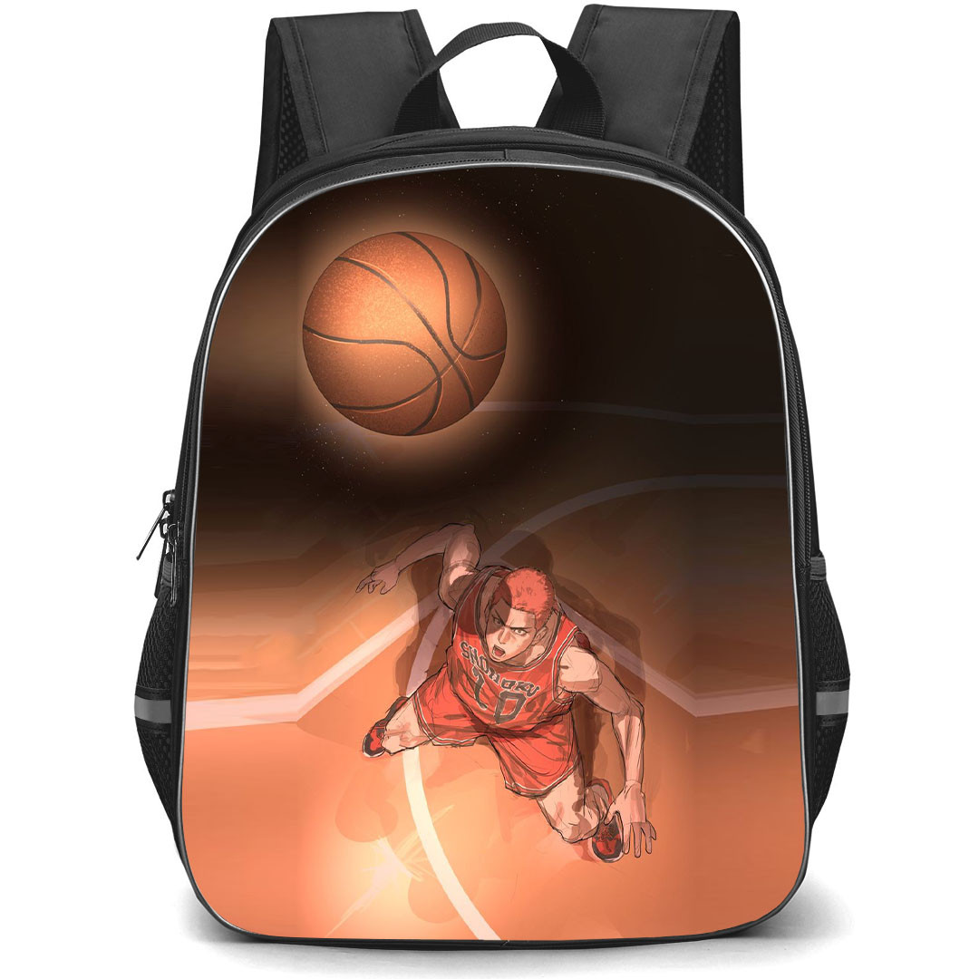 Slam Dunk Sakuragi Hanamichi Backpack StudentPack - Slam Dunk Sakuragi Hanamichi Shohoku 10 Looking Up Poster