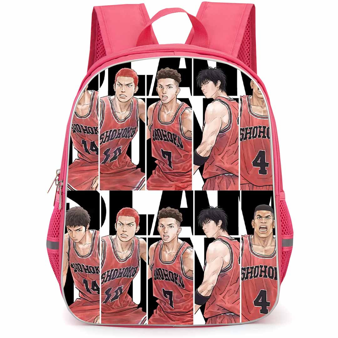 Slam Dunk Backpack StudentPack - Slam Dunk Shohoku Characters Art Poster