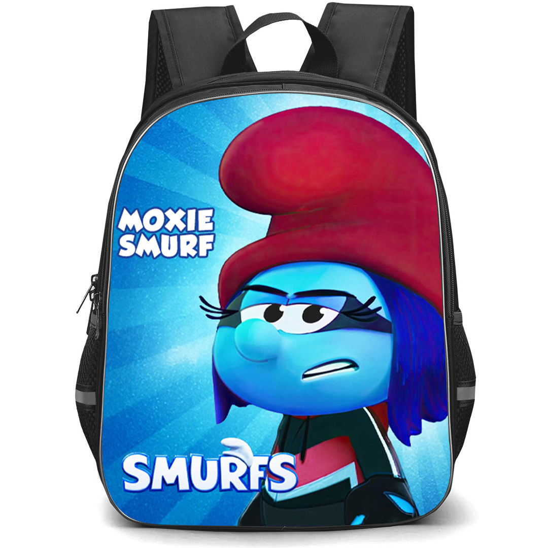 The Smurfs Moxie Smurf Backpack School Bag StudentPack - Smurfs Movie 2025 Moxie Smurf Poster