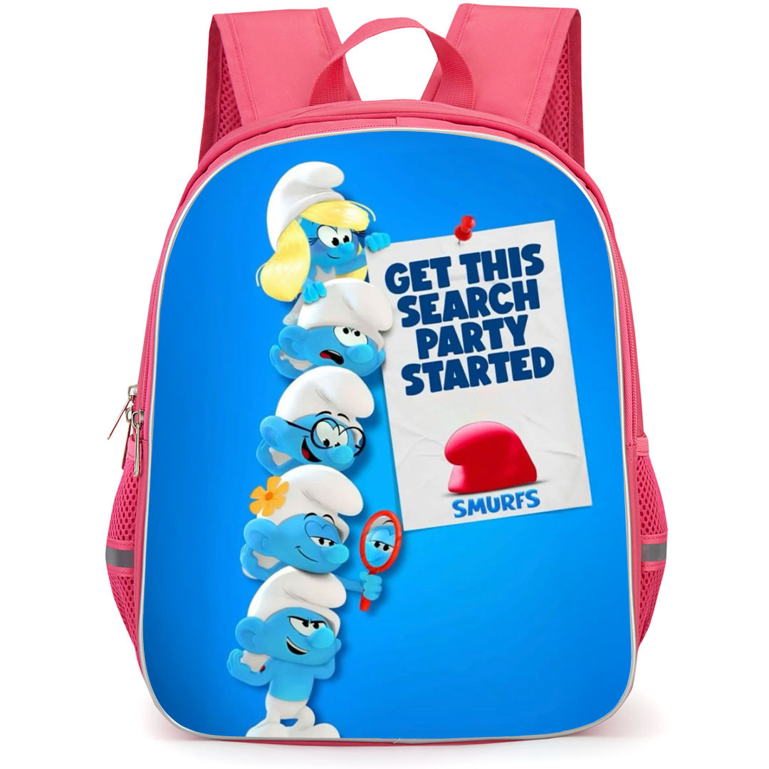 The Smurfs Backpack StudentPack - SMURFS Get This Search Party Started Poster