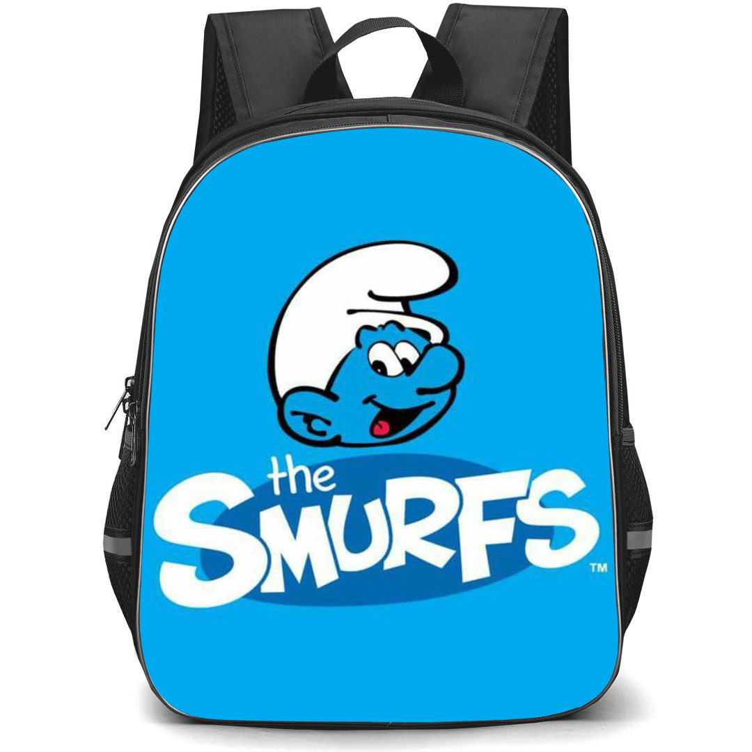 The Smurfs Backpack StudentPack - Smurfs Minimalist Cartoon Logo