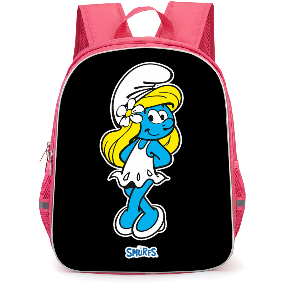 The Smurfs Smurfette Backpack School Bag StudentPack - Smurfette Standing Minimalist Art Sticker