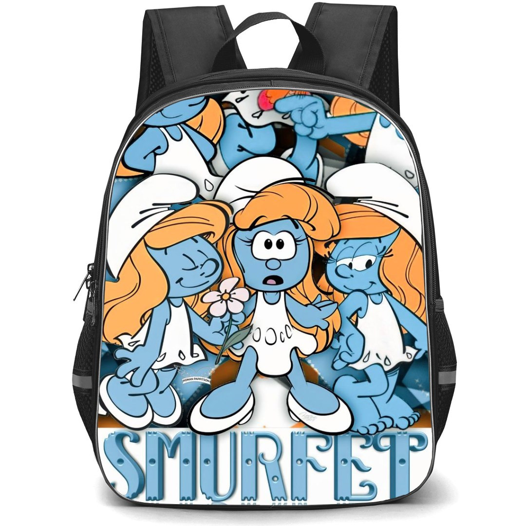 The Smurfs Backpack StudentPack - Smurfette Collage Art