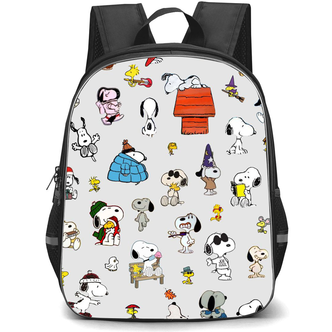 Snoopy School Backpack StudentPack - AM Bankss Shuffle Poster