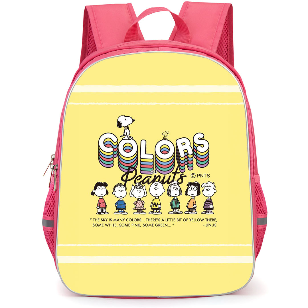 Snoopy School Backpack StudentPack - Characters Color Peanut