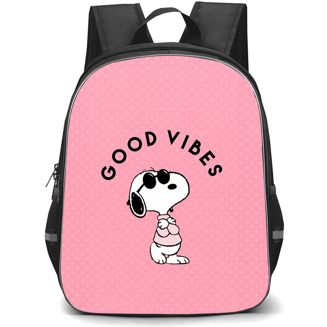 Snoopy School Backpack StudentPack - Good Vibes Portrait