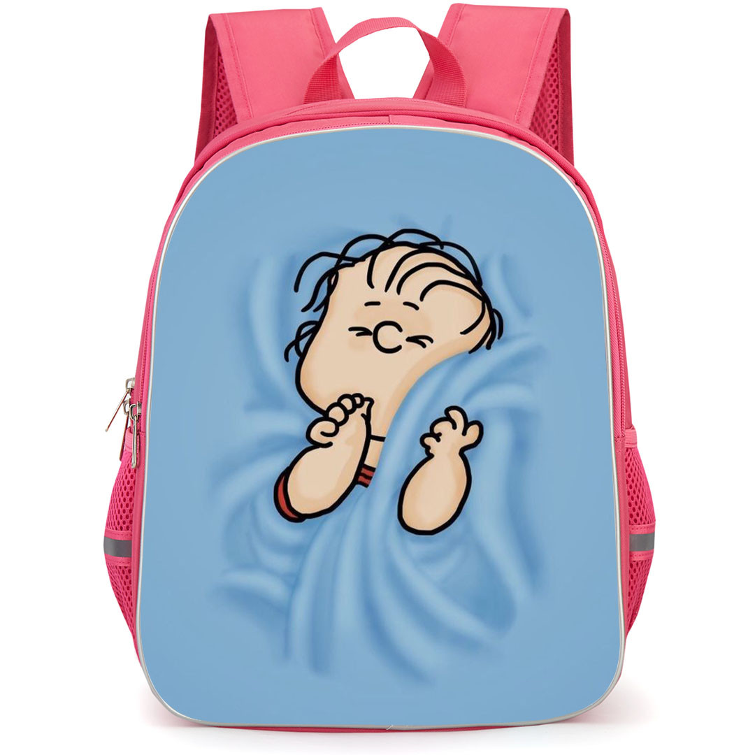 Snoopy Linus School Backpack StudentPack - Linus Baby Crying