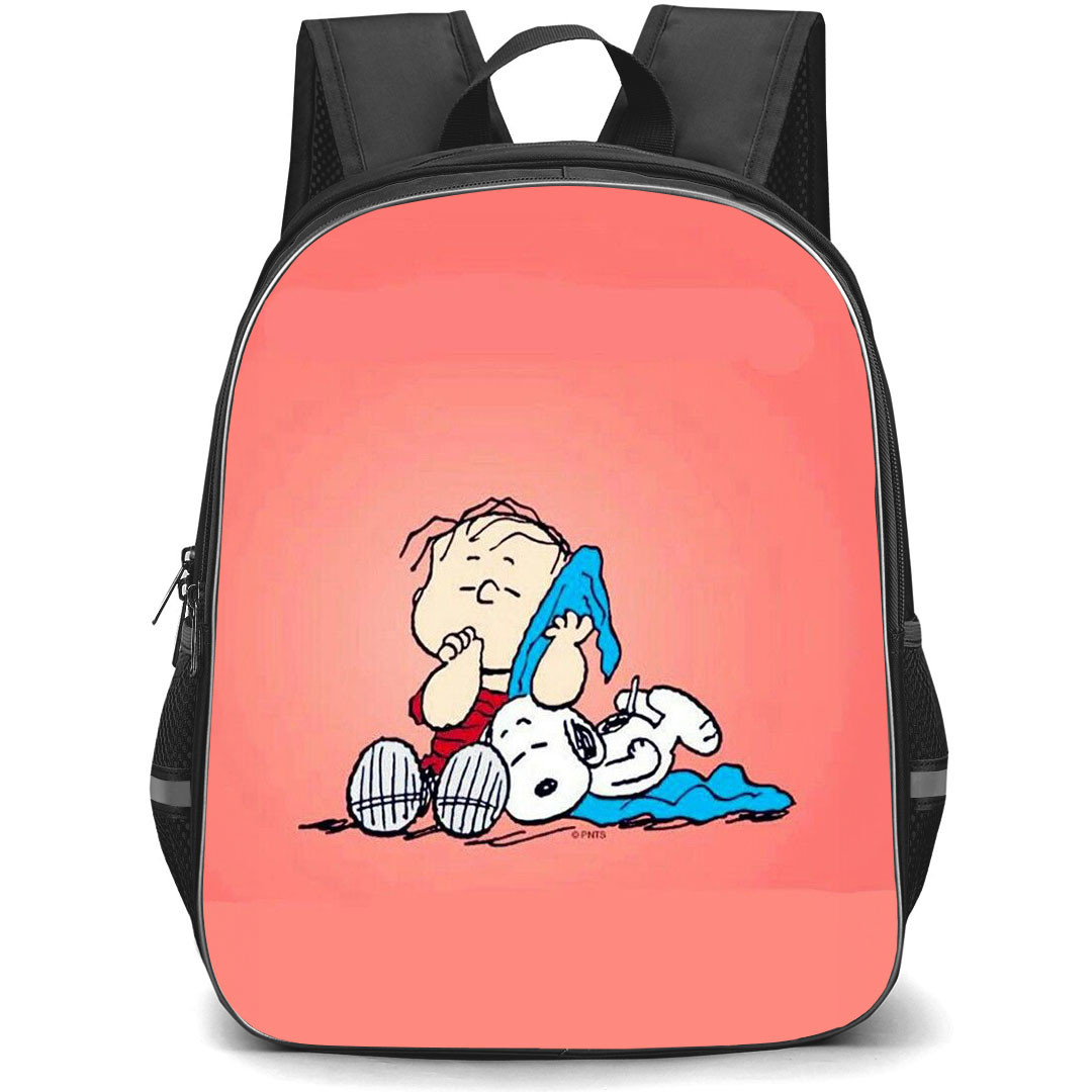 Snoopy School Backpack StudentPack - Linus And Snoopy Sleeping
