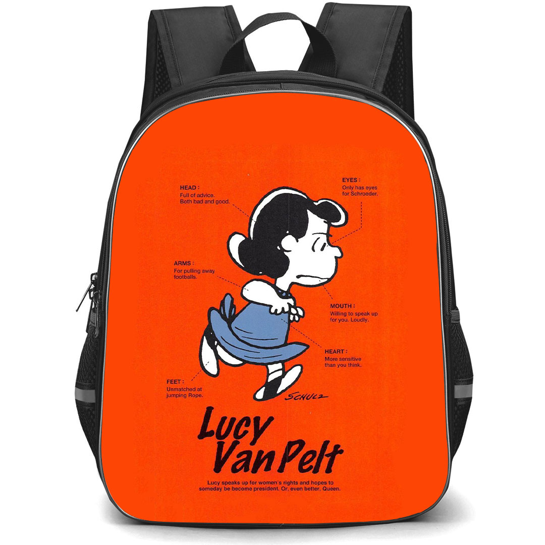 Snoopy Lucy School Backpack StudentPack - Lucy Becoming Queen
