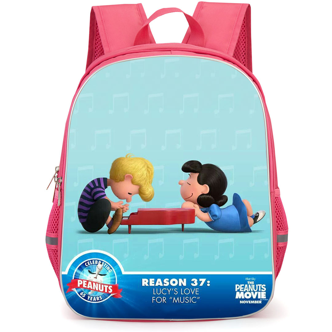 Snoopy Lucy School Backpack StudentPack - Lucy Love For Music