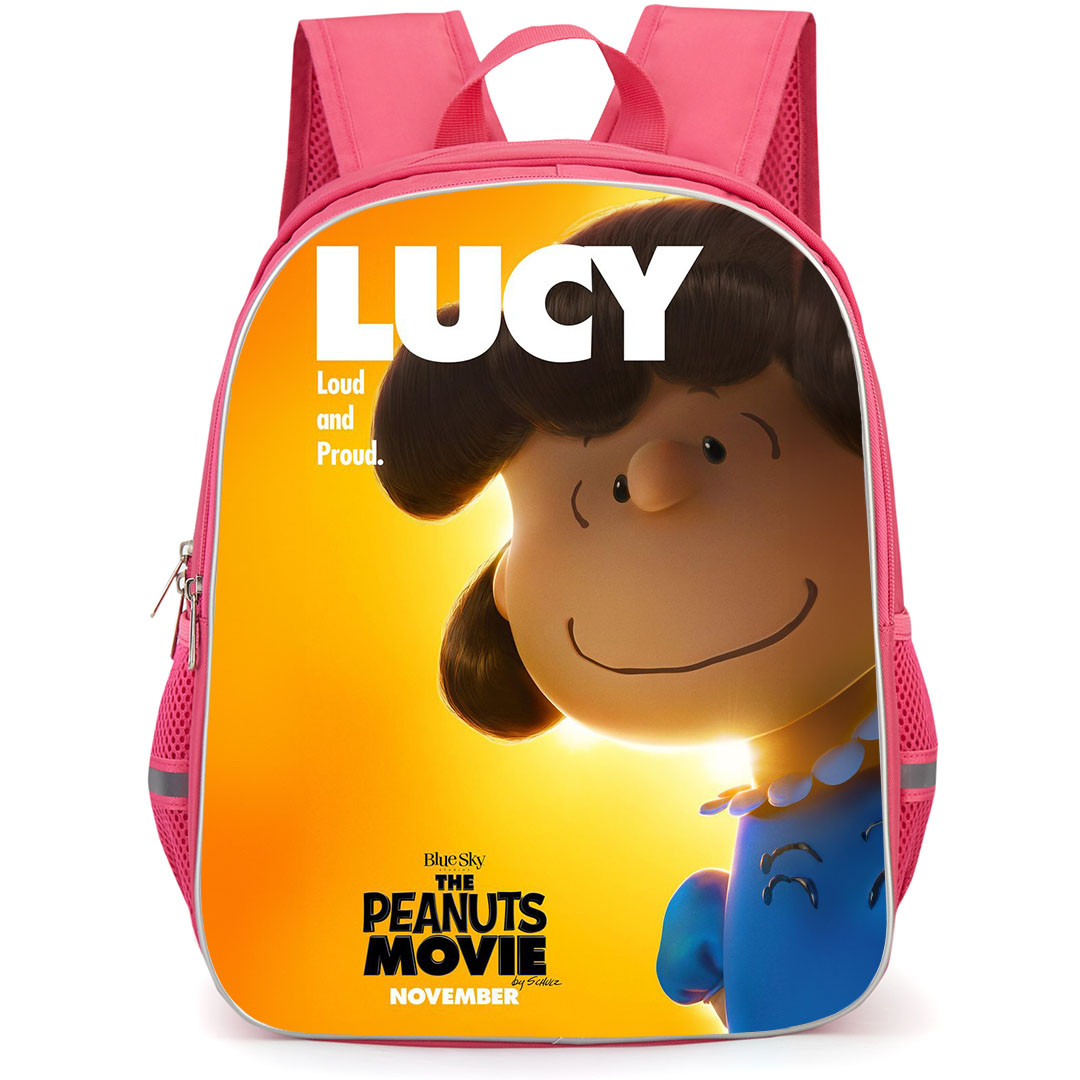 Snoopy Lucy School Backpack StudentPack - Lucy Peanuts Movie Poster