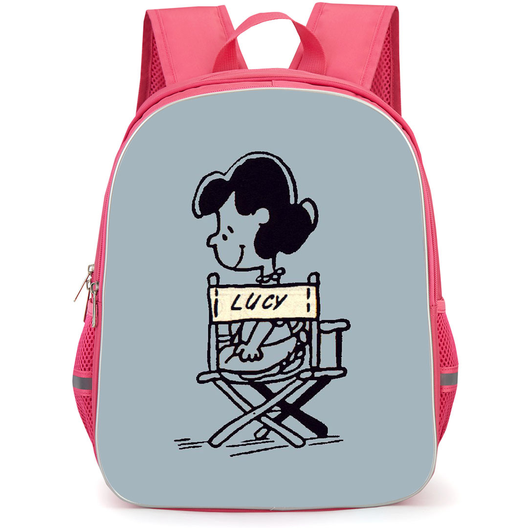 Snoopy Lucy School Backpack StudentPack - Lucy Sitting In A Chair