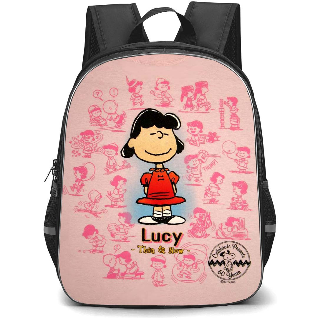 Snoopy Lucy School Backpack StudentPack - Lucy Peanuts Movie Poster