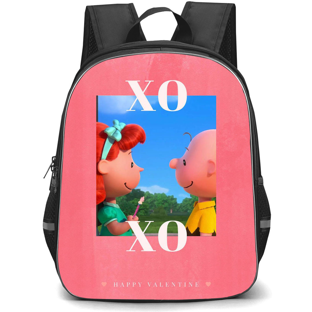 Snoopy School Backpack StudentPack - Lucy And Charlie Valentines Poster