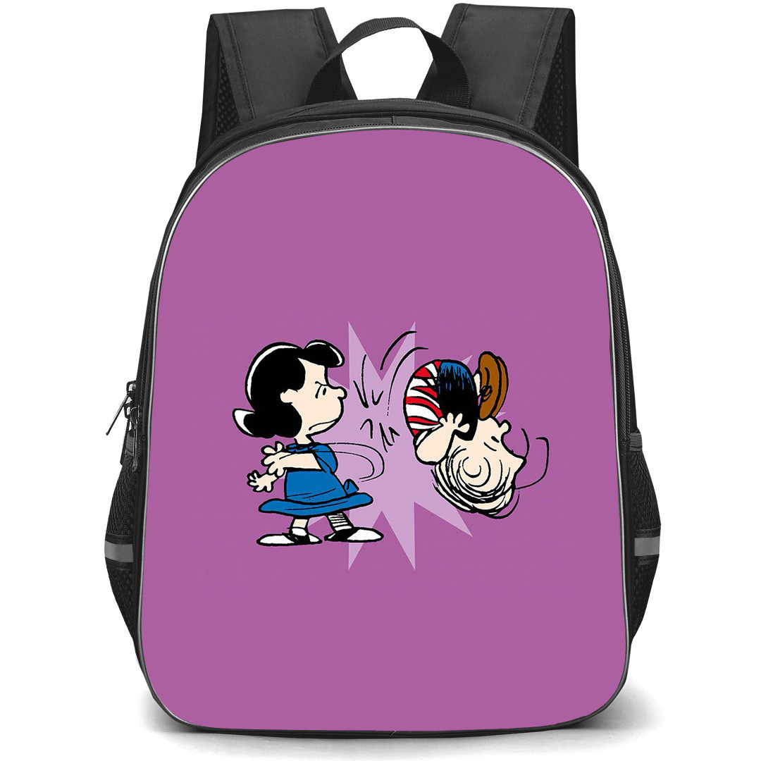 Snoopy School Backpack StudentPack - Lucy Slapping Linus
