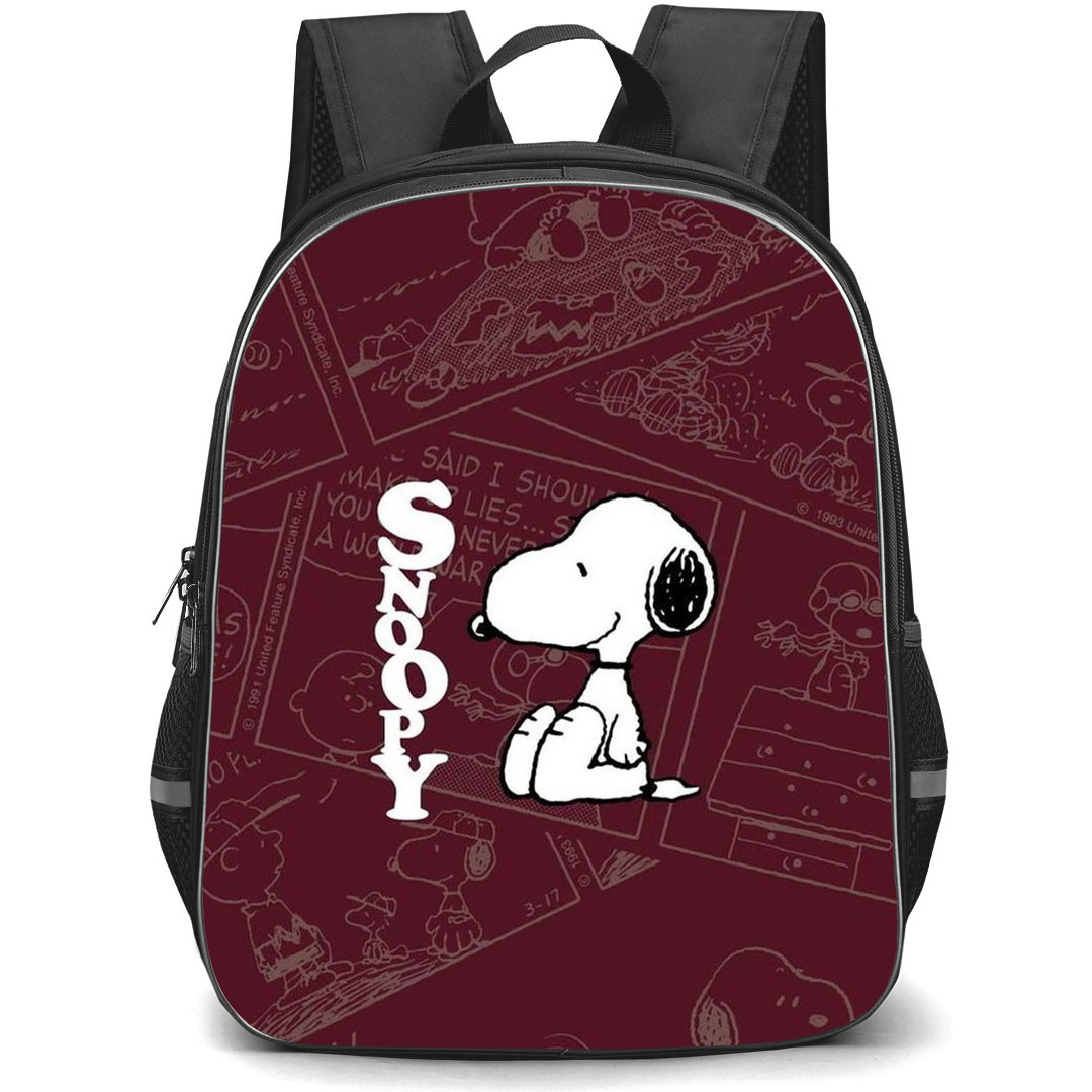 Snoopy School Backpack StudentPack - Portrait Comic Background