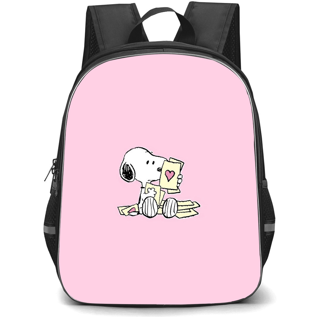 Snoopy School Backpack StudentPack - Reading Love Letter