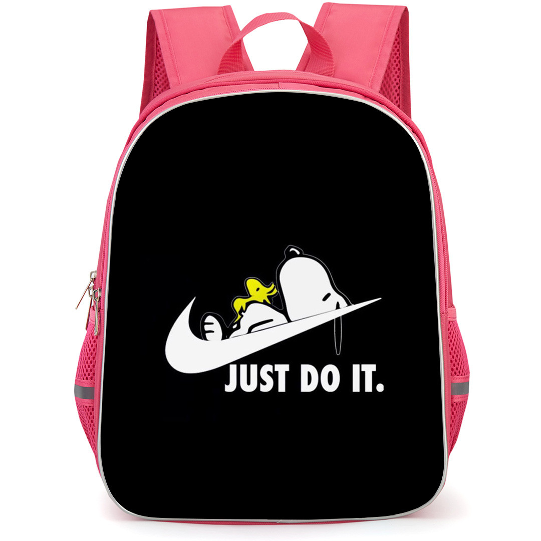 Snoopy School Backpack StudentPack - Sleeping On Nike Logo