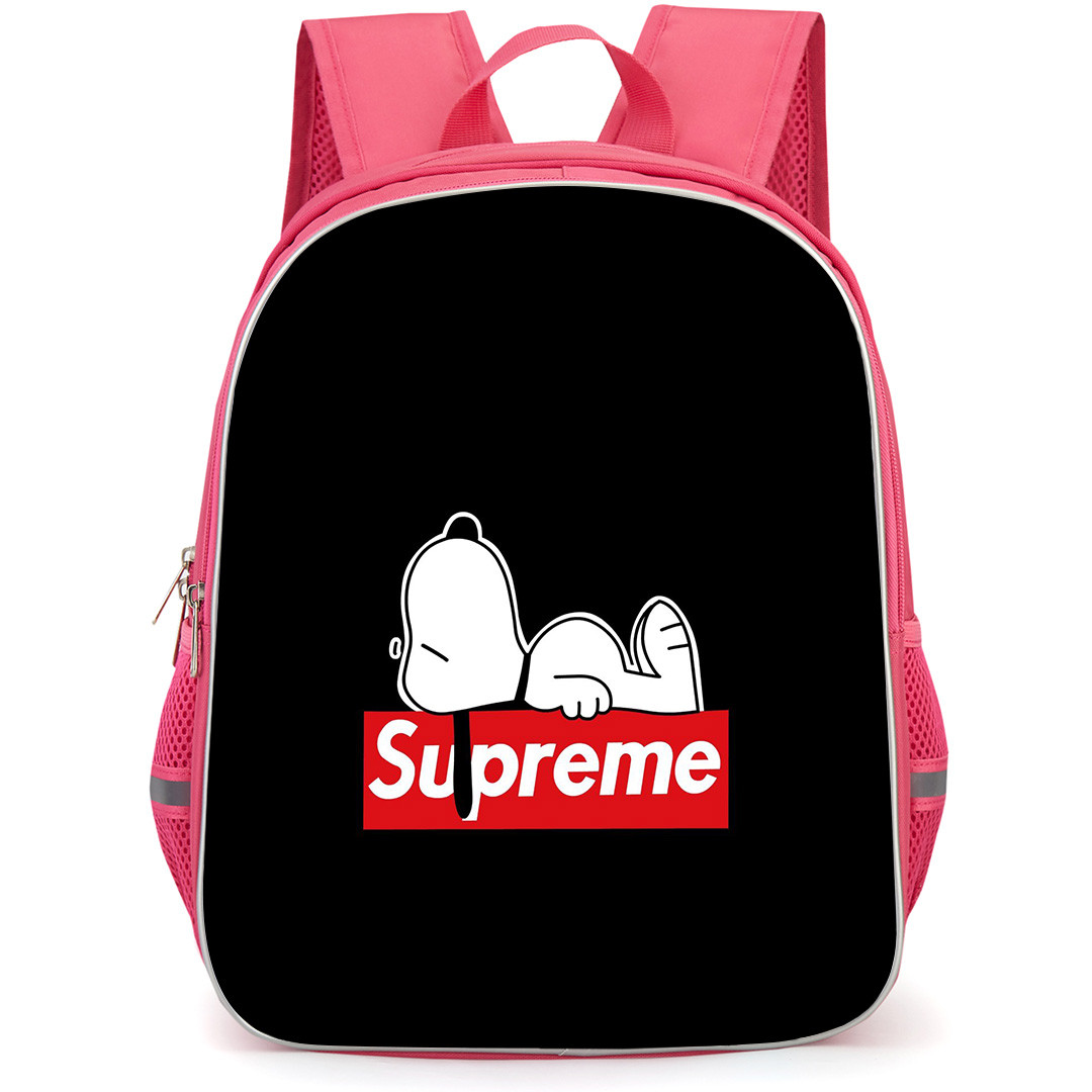 Snoopy School Backpack StudentPack - Sleeping On Supreme Logo