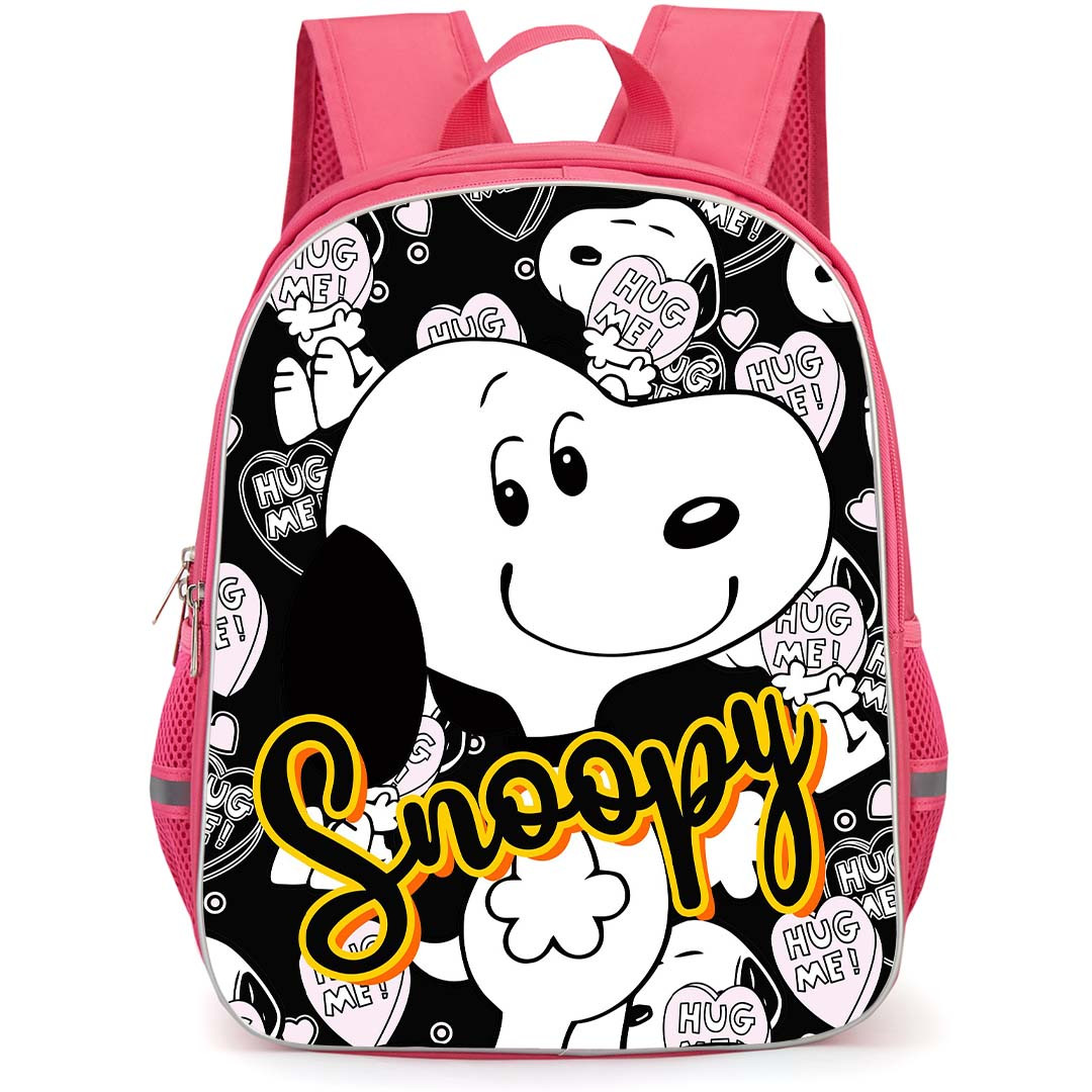 Snoopy School Backpack StudentPack - Smiling Portrait In Collage Backgroun