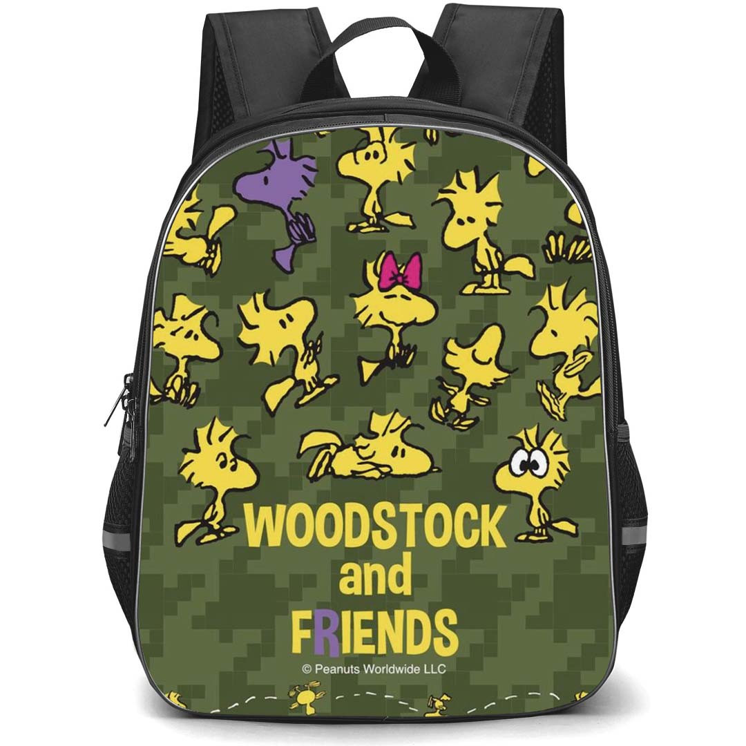 Snoopy Woodstock School Backpack StudentPack - Woodstock Friends Poster