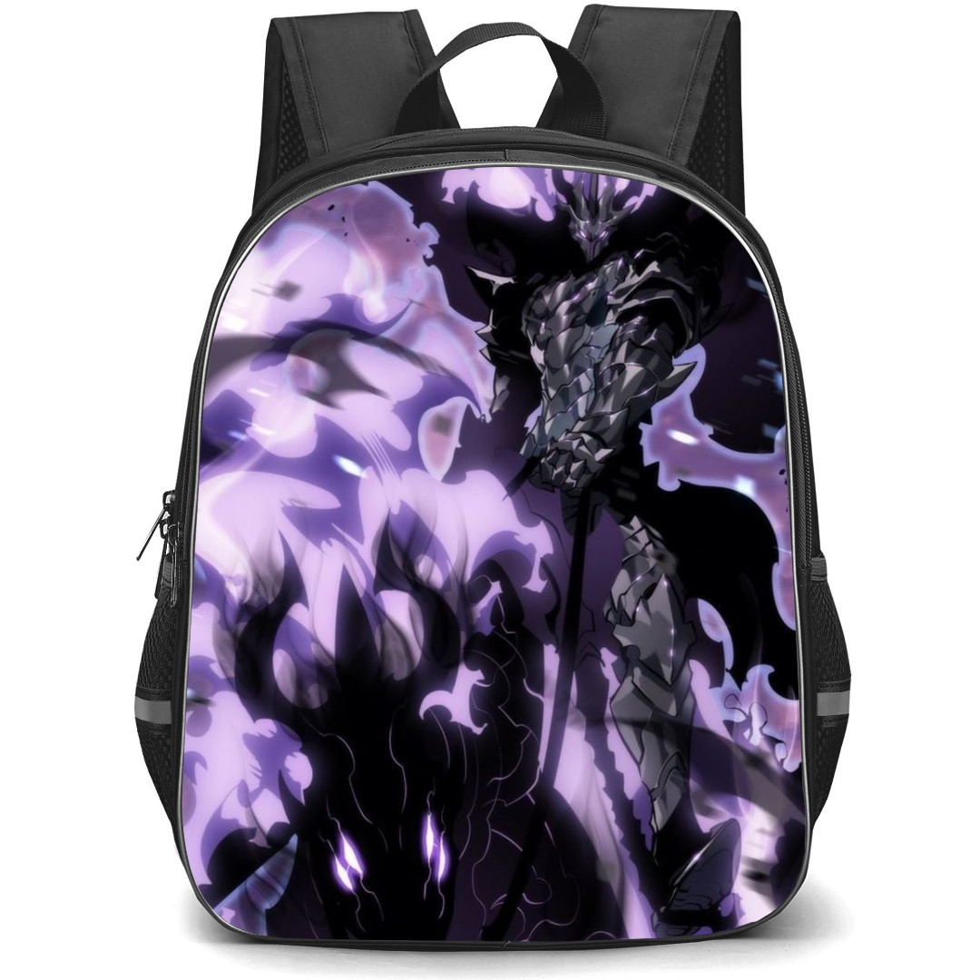 Solo Leveling Ashborn Backpack StudentPack - Ashborn Riding Horse Illustration