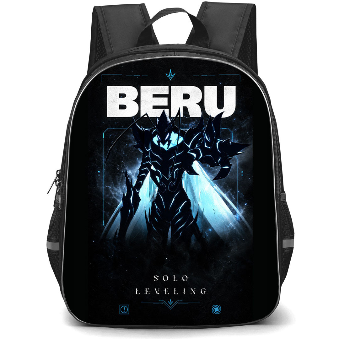 Solo Leveling Beru Backpack School Bag StudentPack - Beru Elite Shadow Knight Poster