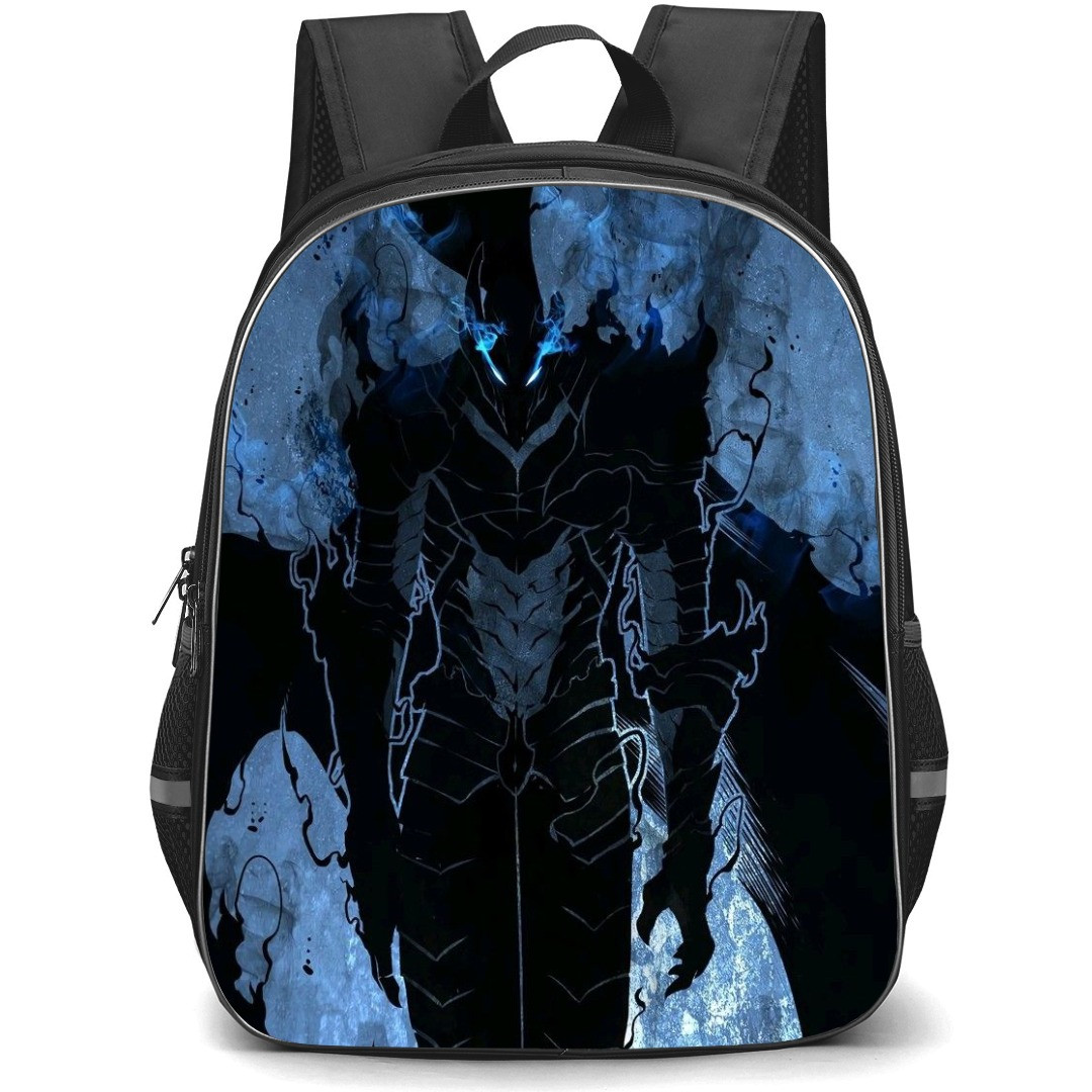 Solo Leveling Igris Backpack StudentPack - Igris Portrait Blue Background