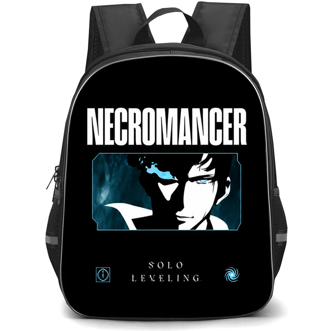 Solo Leveling Backpack School Bag StudentPack - Solo Leveling Necromancer Dark Aura Portrait Poster