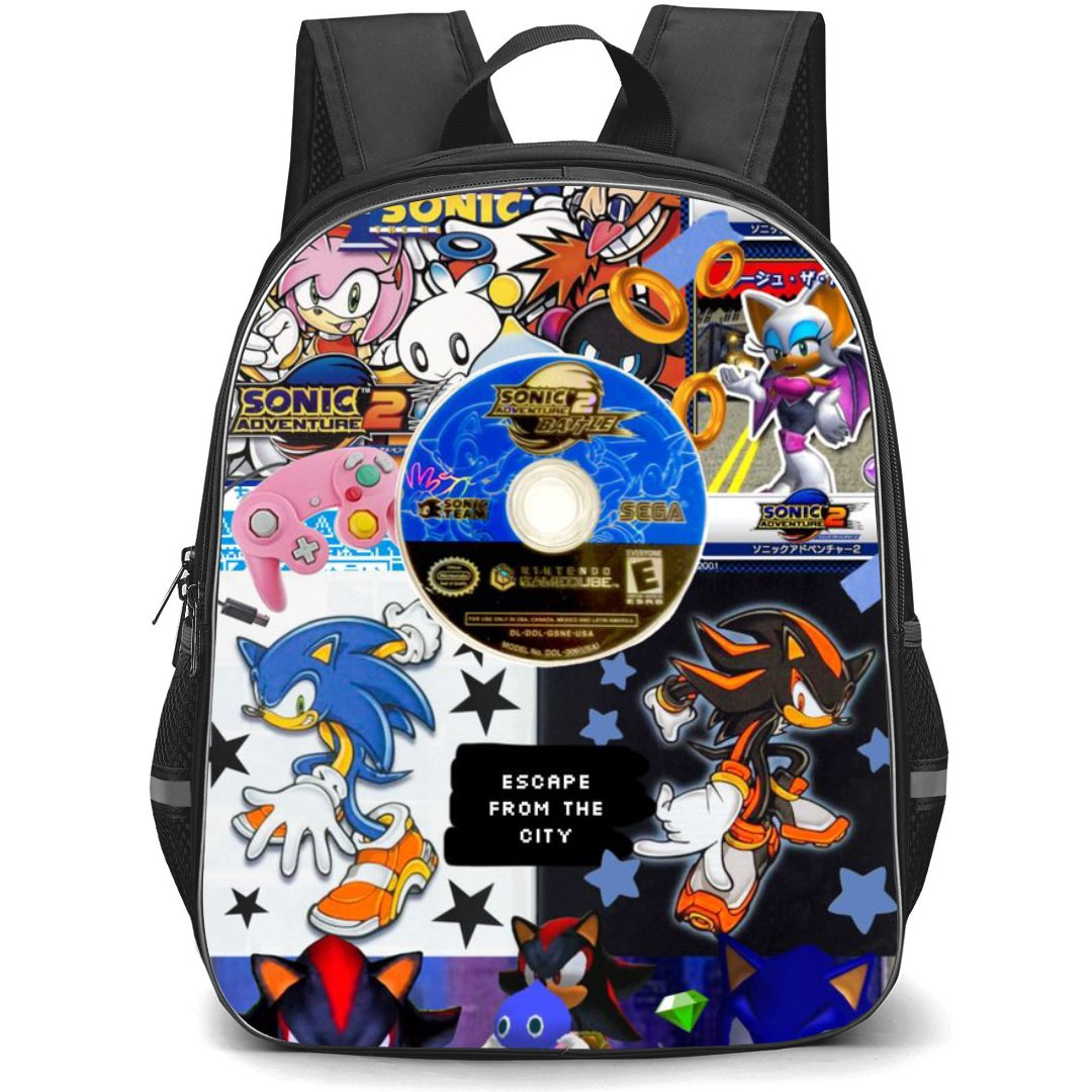 Sonic The Hedgehog School Backpack StudentPack - Characters Collage Escape From The City