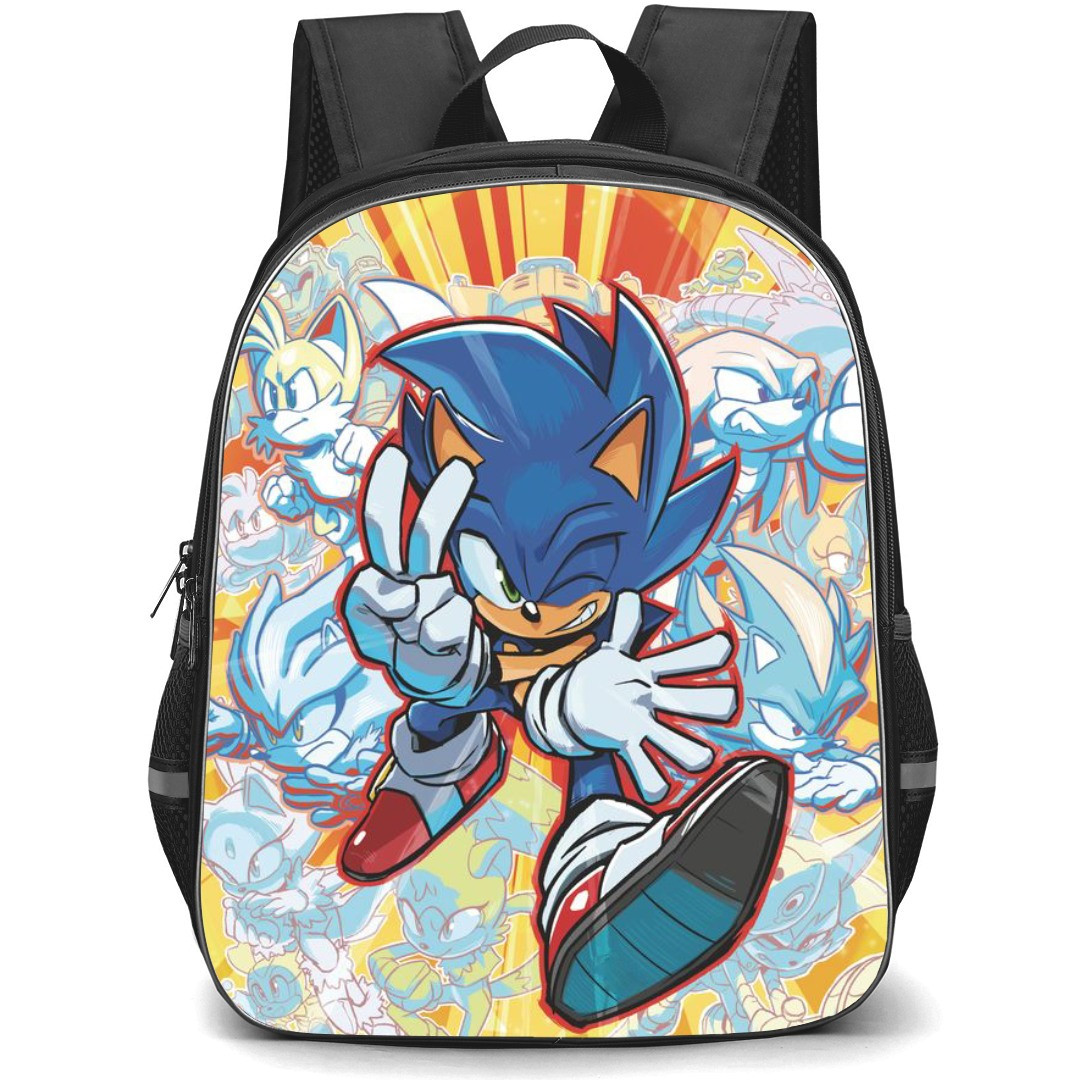 Sonic The Hedgehog School Backpack StudentPack - Characters Comic Art