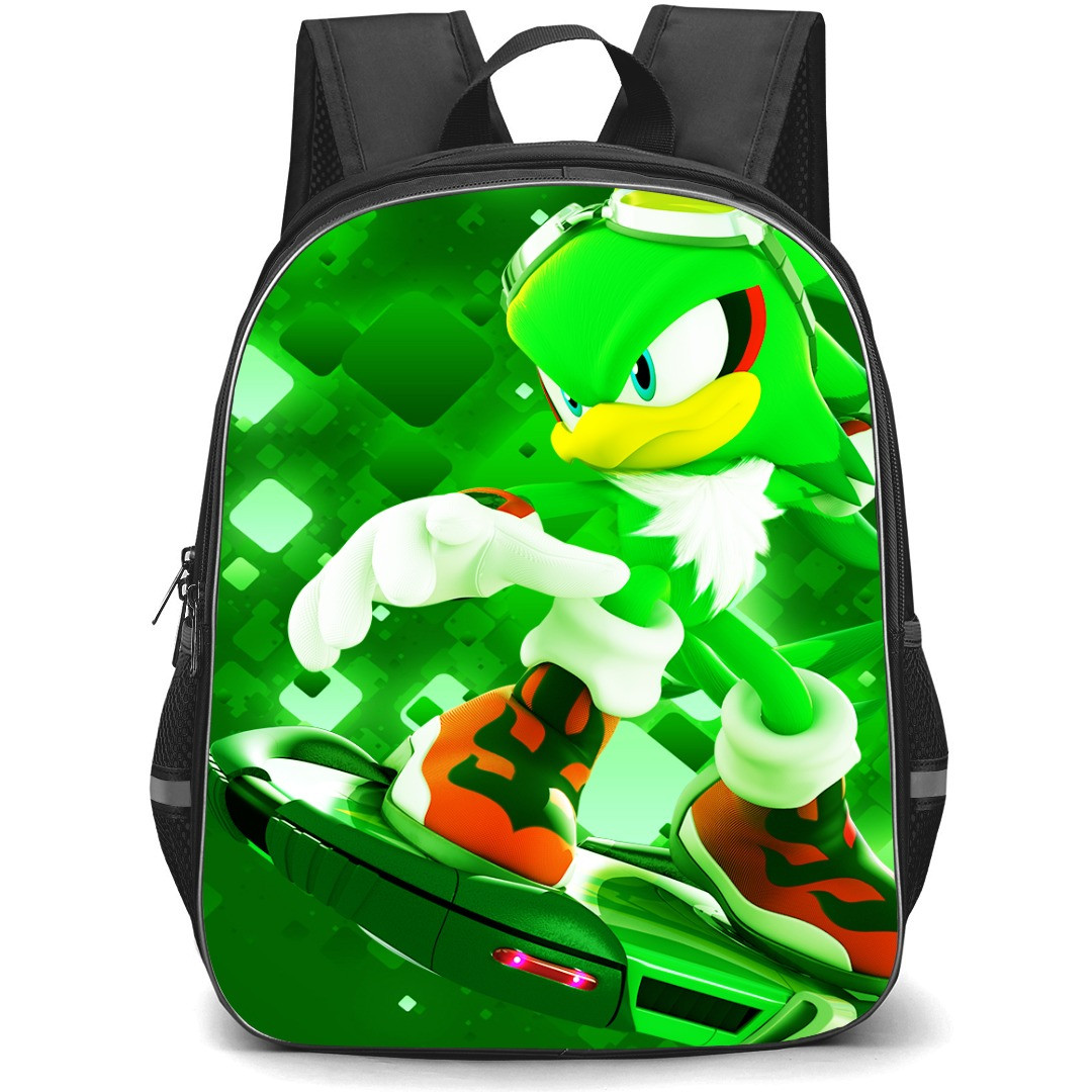 Sonic The Hedgehog Jet The Hawk School Backpack StudentPack - Jet The Hawk Character Art