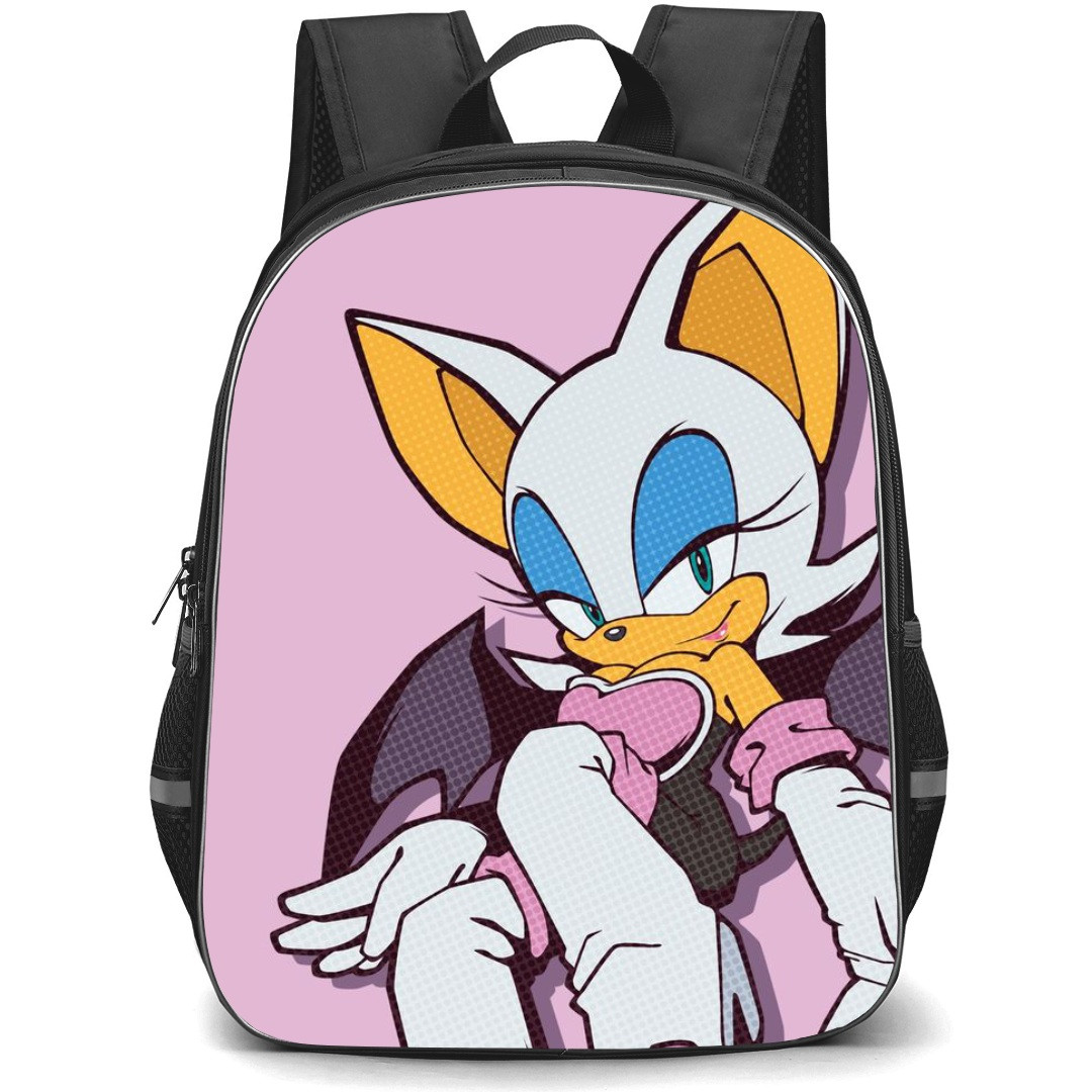Sonic The Hedgehog Rogue The Bat School Backpack StudentPack - Rogue The Bat Character Art
