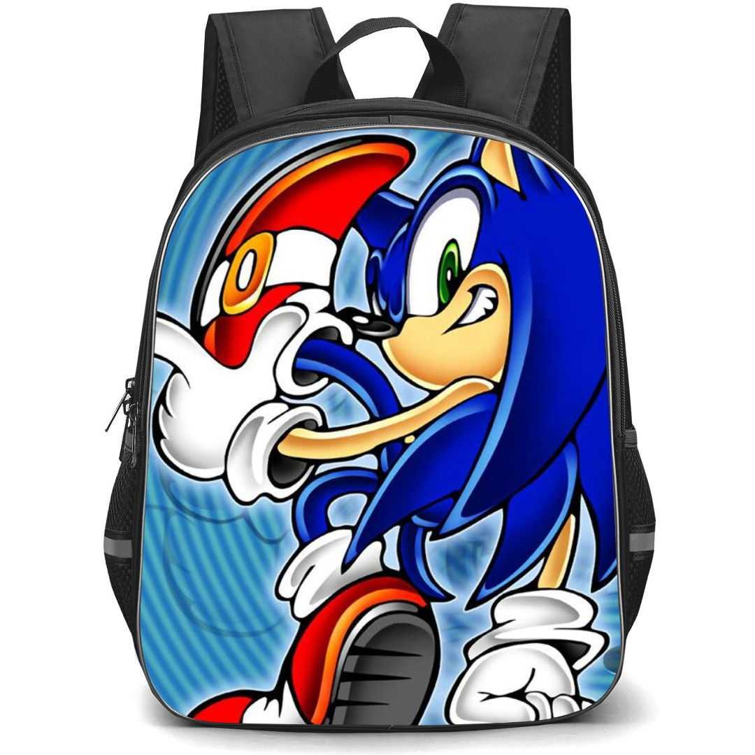 Sonic The Hedgehog School Backpack StudentPack - Sonic The Hedgehog Pattern Art Background