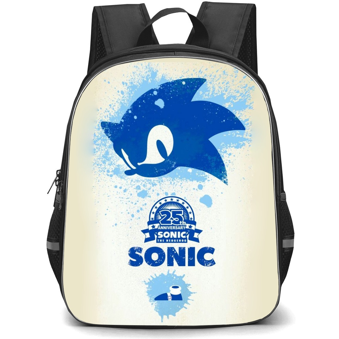 Sonic The Hedgehog School Backpack StudentPack - Sonic The Hedgehog Watercolor Art