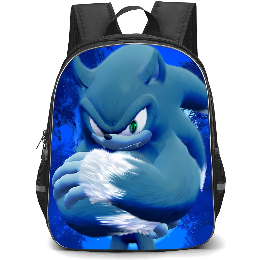 Sonic The Hedgehog Sonic The Werehog School Backpack StudentPack - Sonic The Werehog Portrait Forest Background