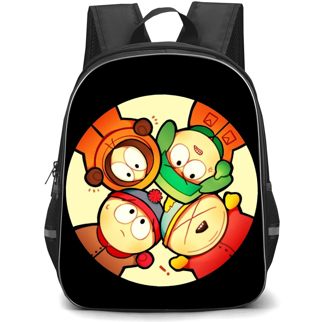 South Park School Backpack StudentPack - South Park Characters Expressions Illustration