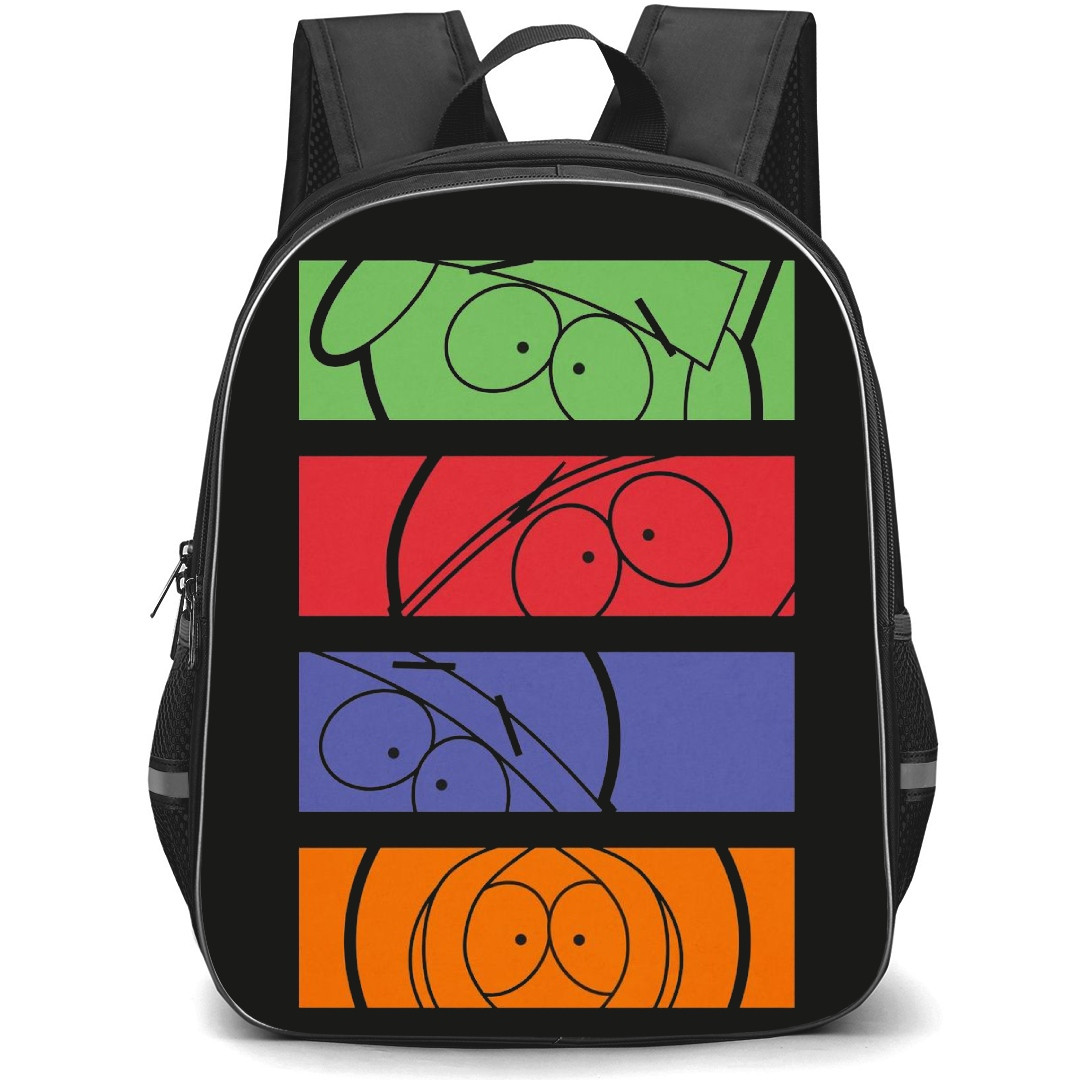 South Park School Backpack StudentPack - Character Eyes Black Background