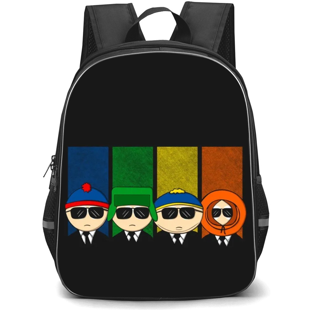South Park School Backpack StudentPack - Characters Wearing Shades Black Background