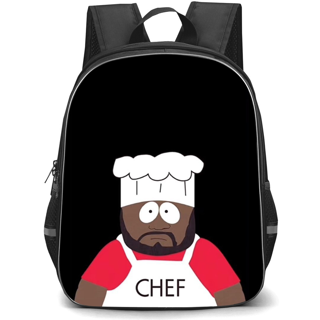 South Park Chef School Backpack StudentPack - Chef Portrait Black Background