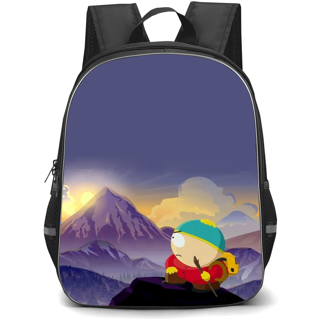 South Park Eric Cartman School Backpack StudentPack - Eric Cartman Climbing Mountain