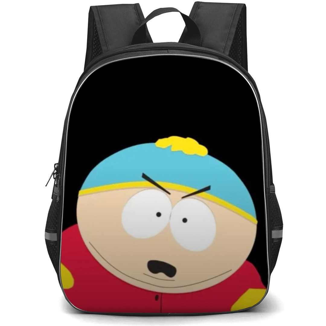 South Park Eric Cartman School Backpack StudentPack - Eric Cartman Portrait Black Background