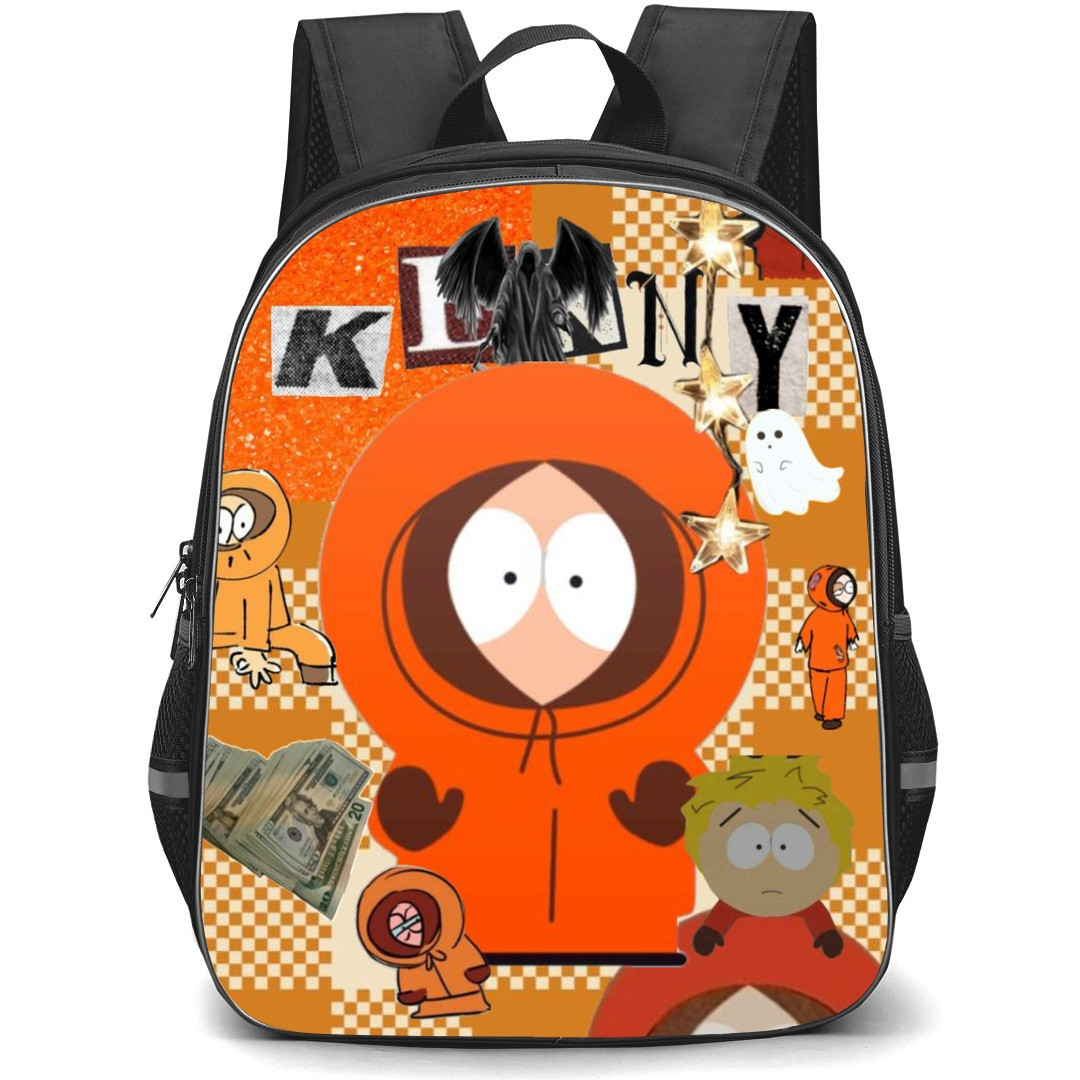 South Park Kenny McCormick School Backpack StudentPack - Kenny McCormick Collage Background